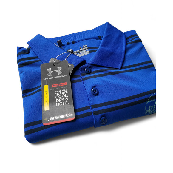 NWT Under Armour Men's HeatGear Polo The Broadmoor Golf Club Colorado Size L - Picture 1 of 7